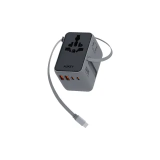 【AUKEY】The One氮化鎵七合一 萬國旅行充電器 35W(PA-TA12)