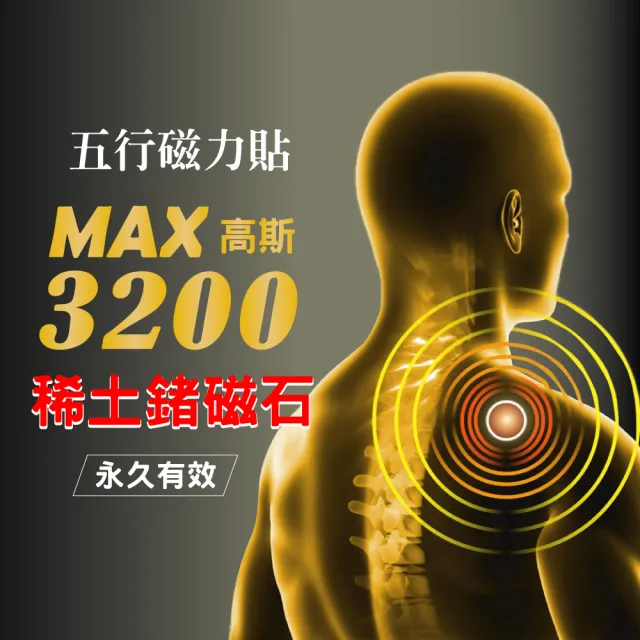 【菁炭元素】鍺磁石護具組-6顆鍺前拉護腰×磁力貼(台灣製能量護具)