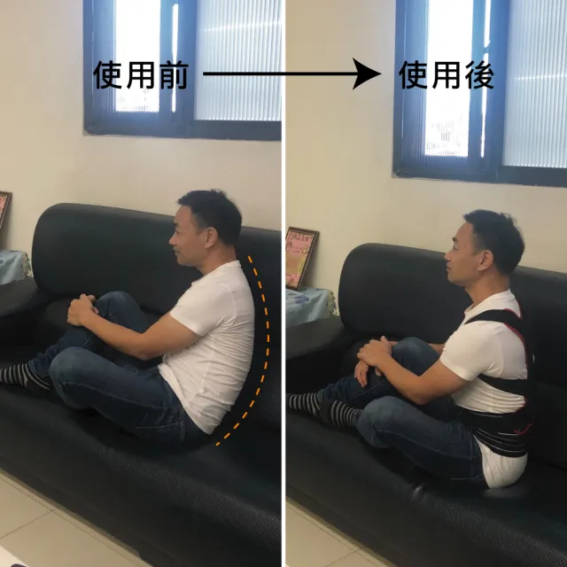 【菁炭元素】鍺+磁能開肩護腰帶2入(6鍺片+2磁石×開肩挺背)