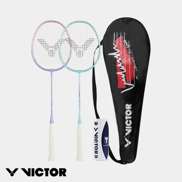 【VICTOR 勝利體育】羽球拍 對拍組 ARS-1130AL 全新推薦 入門首選 速度類 羽毛球拍 (贈1/4打羽球 專屬拍袋)