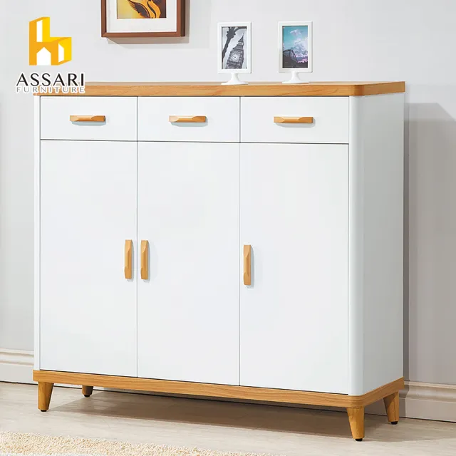 【ASSARI】4尺溫妮三門3抽鞋櫃(寬121*深40*高113cm)