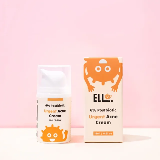 【ELLO】益生菌淨痘調理乳霜 Urgent Acne Cream 18ML 5入組