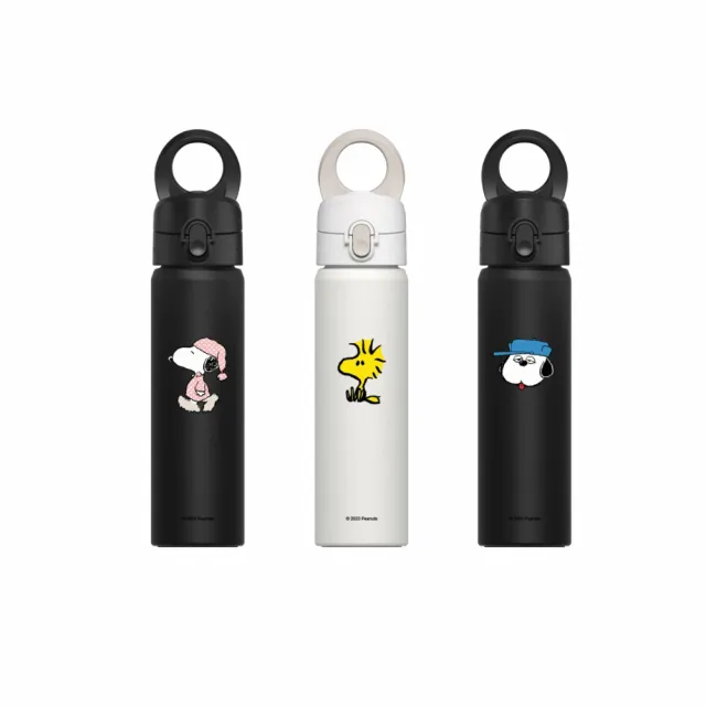 【RHINOSHIELD 犀牛盾】AquaStand磁吸水壺 不鏽鋼保溫杯 700ml MagSafe兼容支架運動水壺(Snoopy 史努比)