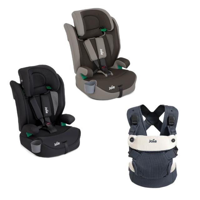 【Joie】elevate™ R129 2-12歲成長型汽座/avvy™ lite air三合一嬰兒揹帶(momo獨家款)