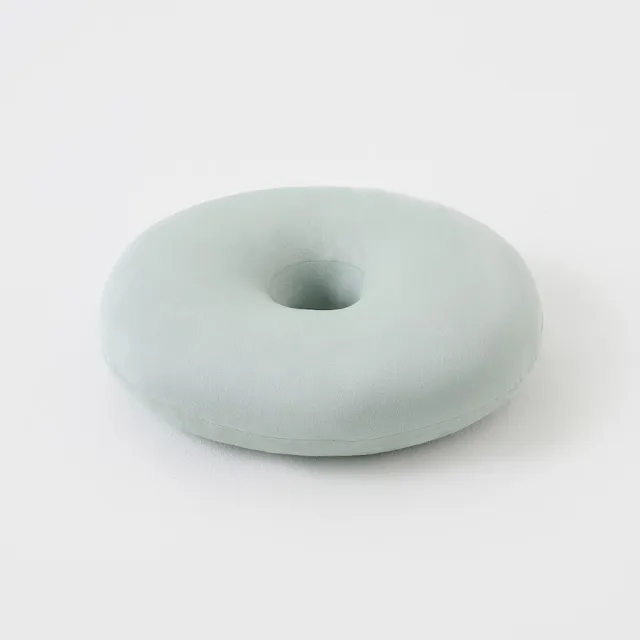【MUJI 無印良品】甜甜圈抱枕 寬45x長45x寬度/厚度20cm(2入組)