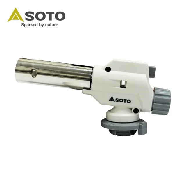 【SOTO】日本SOTO 日製料理/烘焙用抗菌溫控瓦斯噴槍KC-701(附底座) 可倒噴