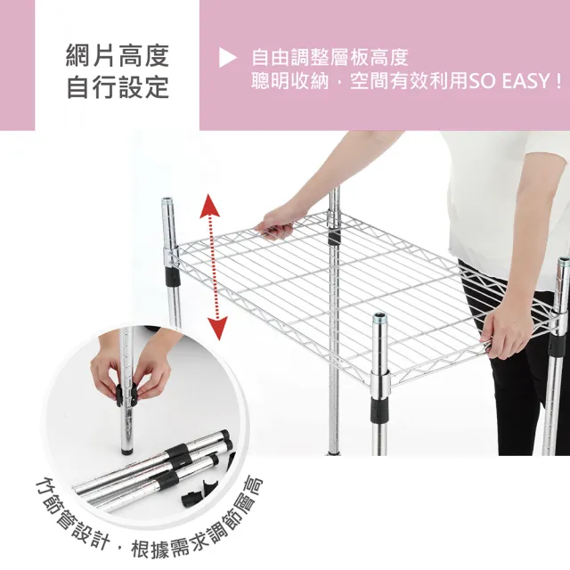 【KIWISH】鐵架MIT耐用五層置物架90x35x180cm-雙色(鐵架/五層架/收納架/層架/置物架/廚房架/鐵力士架)