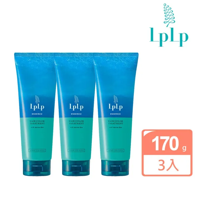 【LpLp】昆布精華護髮染髮霜170g 3入組 (黑檀黑/胡桃棕) 白髮染髮/染髮同時護髮