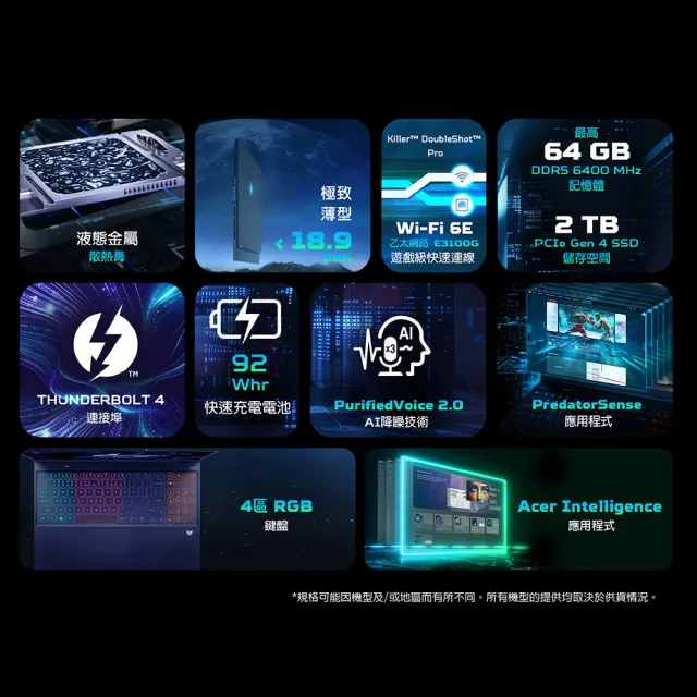 【Acer 宏碁】16吋 Ultra 7 RTX5070電競筆電(Predator/PHN16S-I51-77VR/CU7-356H/RTX5070/16G/512GB/W11)