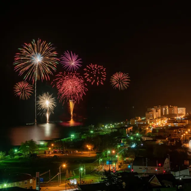 【喜鴻假期】★夏之祭典北海道５日★薰衣草花田、洞爺湖畔花火、企鵝遊行、函館夜景、浪漫小樽