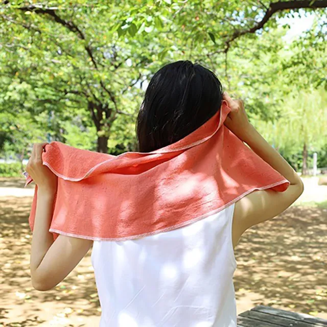 【KONTEX】原廠正貨 100%日本製 MOKU 系列輕薄透氣速乾吸水長毛巾 運動毛巾 33x100cm(健身/露營/旅行)