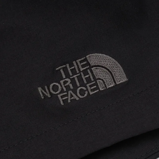 【The North Face】TNF 休閒 運動 DWR防潑水抽繩口袋短褲 W CASUAL SHORT - AP 女 黑 (NF0A8G02JK3)