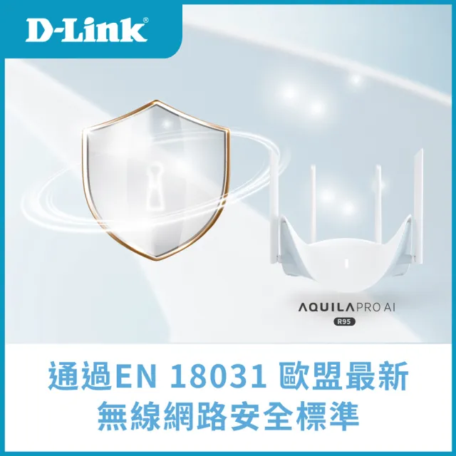 【D-Link】R95 AQUILA PRO AI BE9500 Wi-Fi 7三頻2.5G無線MESH路由器/無線分享器/wifi路由器/台灣製造