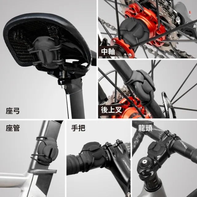 【Bone 蹦克】通用Tag綁 超值3入組  (防丟神器/獨特綁帶/定位器/AirTag/環保矽膠/自行車Tag)
