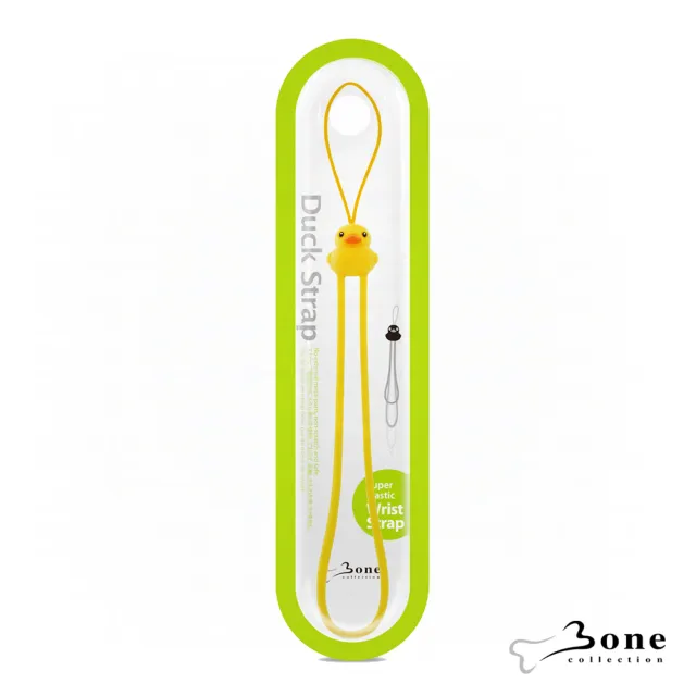 【Bone 蹦克】防刮彈力吊繩 -黃色鴨鴨/彩色企鵝 (手機掛繩/無毒認證矽膠)