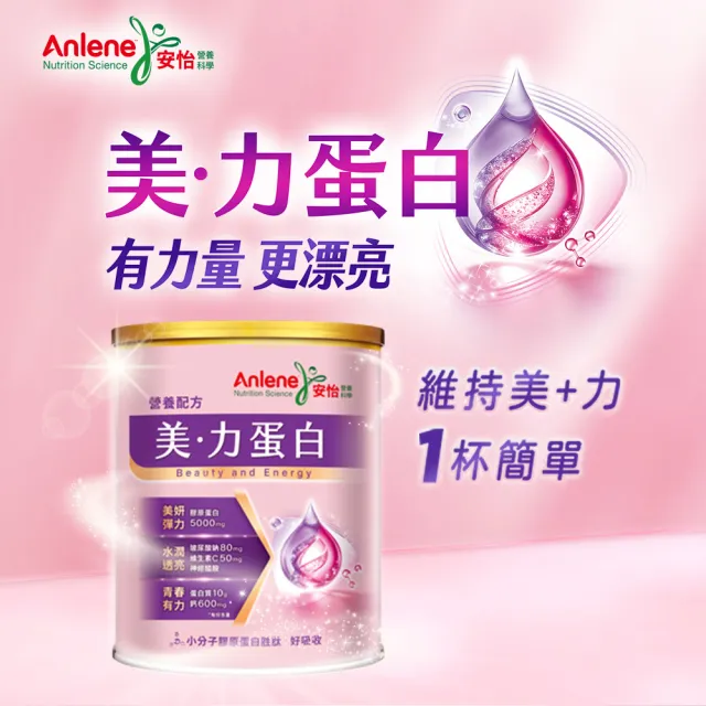 【Anlene 安怡】官方經營 買1送1★優蛋白高鈣/代謝之鑰/美力蛋白營養配方 任選x2罐組