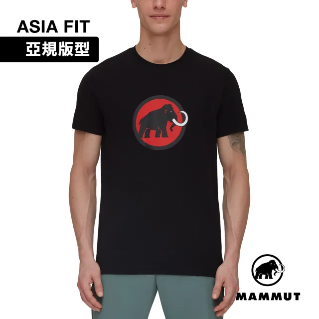 【Mammut 長毛象】Mammut Core T-Shirt AF Classic 經典LOGO機能短袖T恤 黑色 男款 #1017-07770