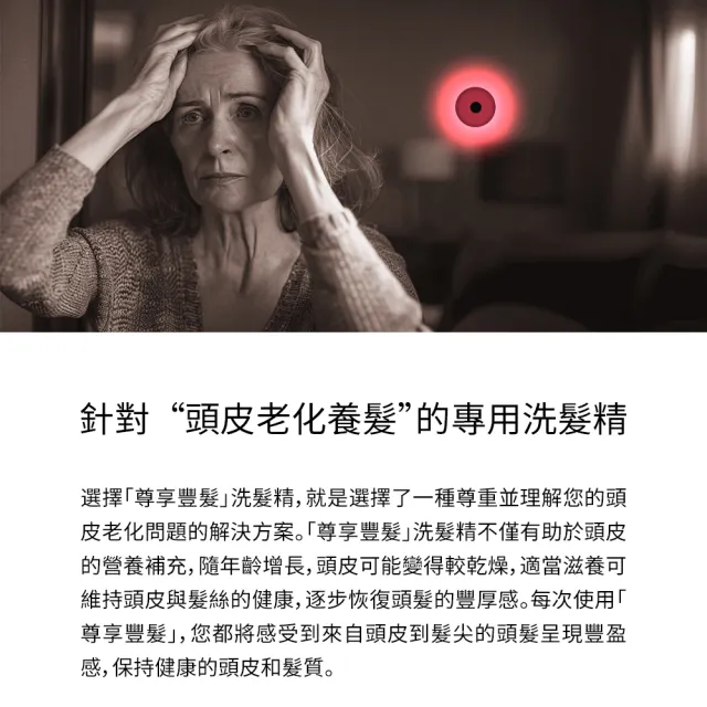 【fulllhair 瘋髮】尊享抗齡豐髮配方中老年養髮專用-洗髮精(珍稀萃取成分養髮-養髮 非藥用非生髮)