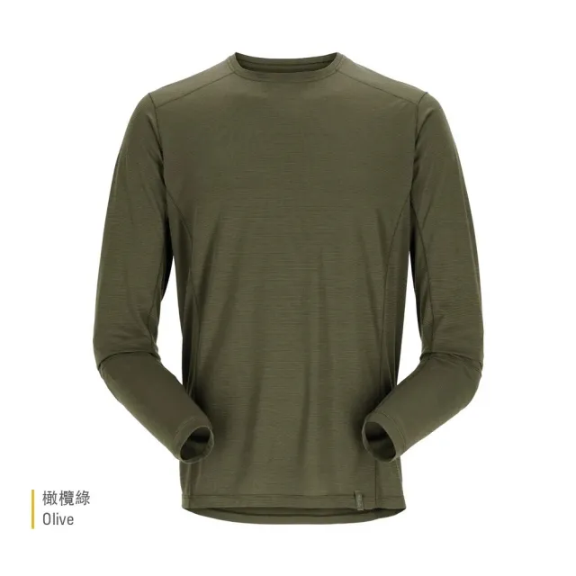 【RAB】Syncrino Base LS Tee 男款 羊毛混紡長袖排汗衣 QBL32