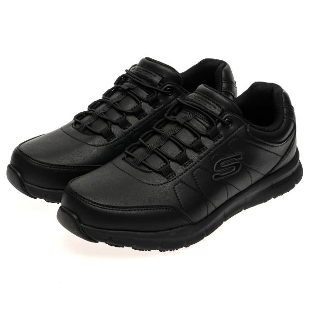 【SKECHERS】男鞋 工作鞋系列 工作鞋 電氣絕緣大底 全橡膠抗濕滑 NAMPA SR 寬楦款 (200272WBLK)