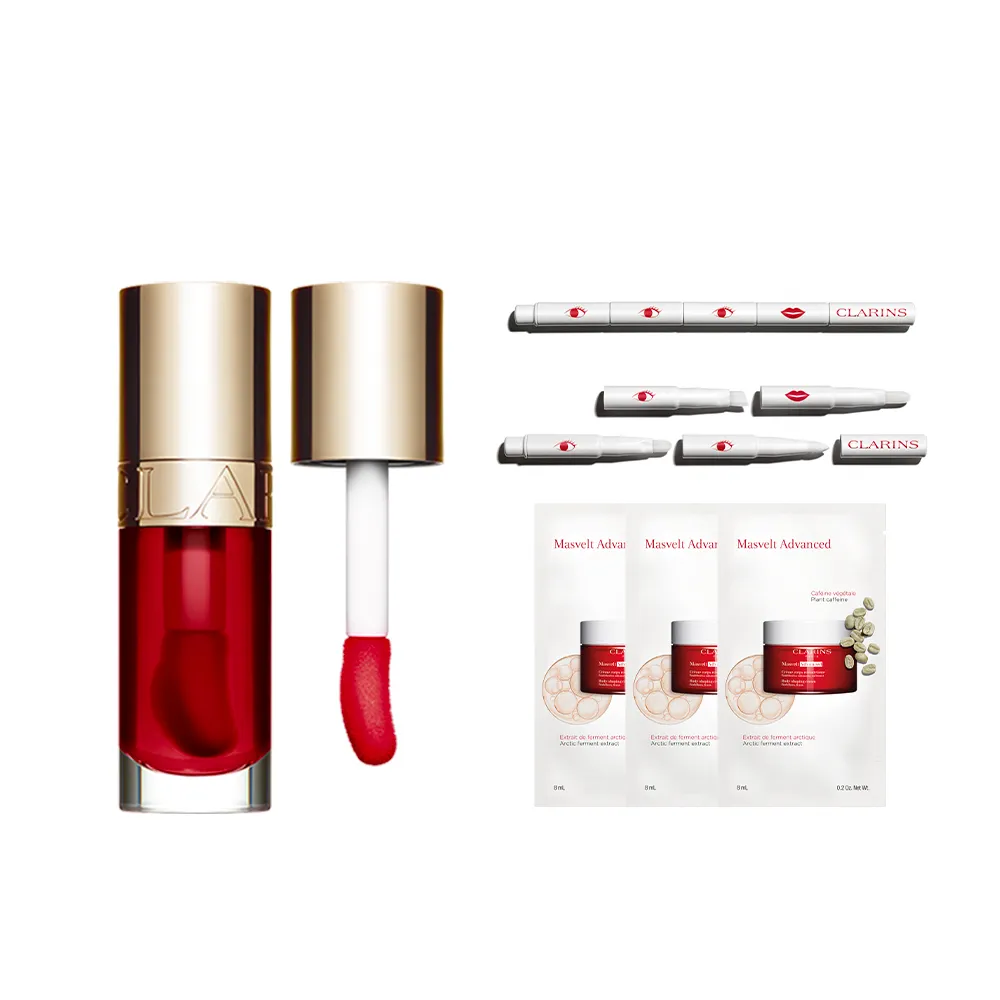 【CLARINS 克蘭詩】彈潤植萃美唇油7ml(李佳琦聯名/唇油/唇蜜)