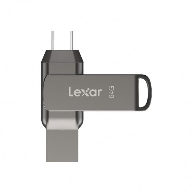 【Lexar 雷克沙】D400 64GB USB 3.2 Type-C 雙頭隨身碟