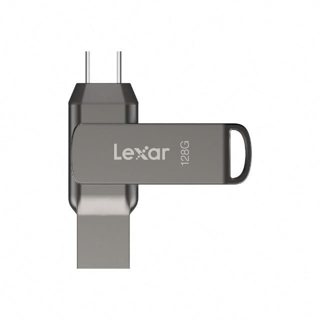 【Lexar 雷克沙】D400 128GB USB 3.2 Type-C 雙頭隨身碟