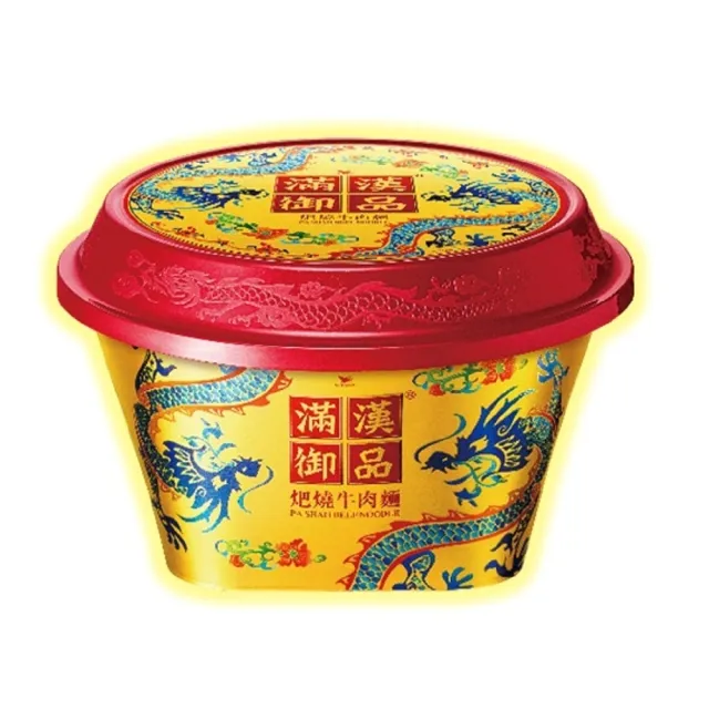 【統一麵】滿漢御品火巴燒牛肉麵268gx1入/碗  (TQF微笑標章)