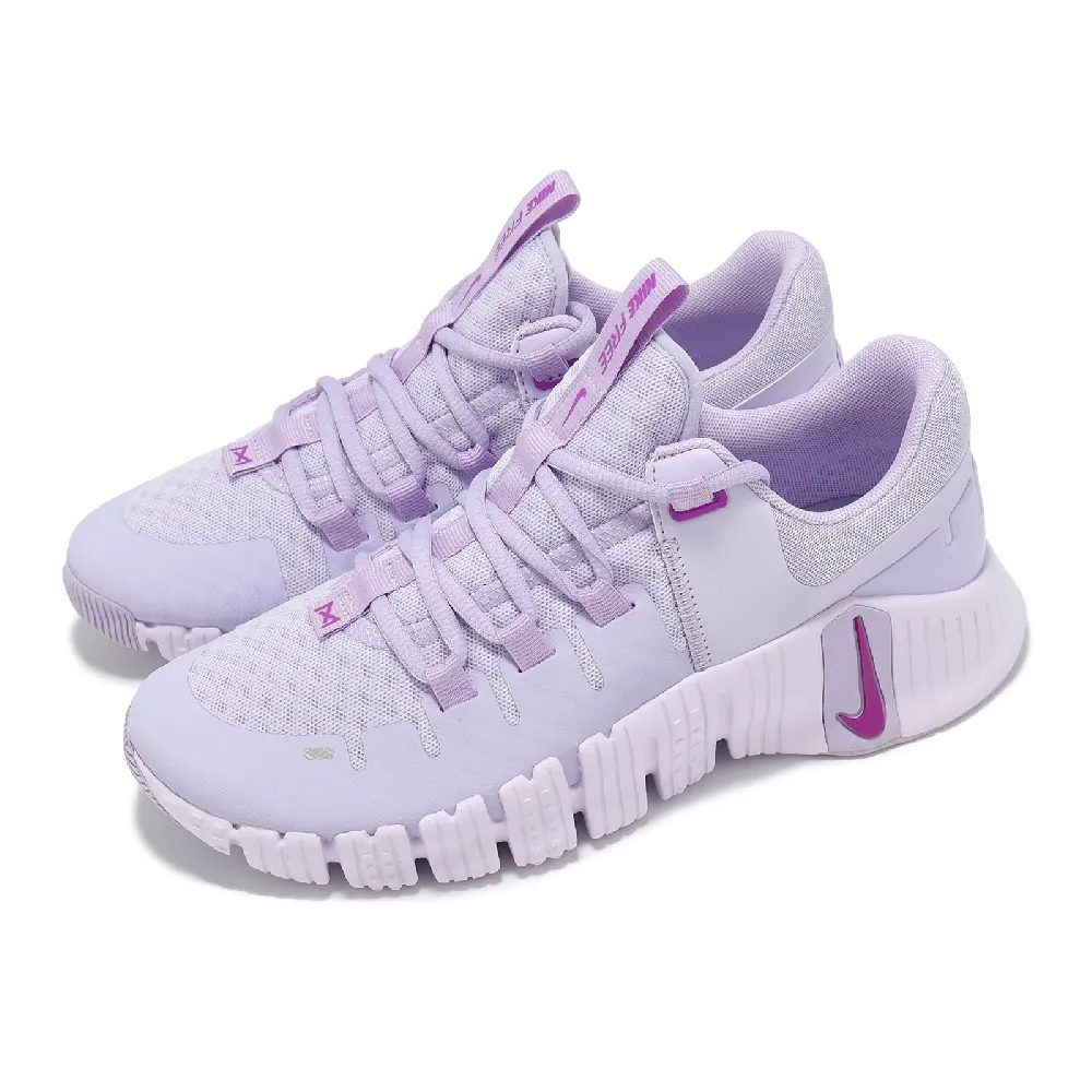 【NIKE 耐吉】訓練鞋 Wmns Free Metcon 5 女鞋 紫 健身 襪套 穩定 運動鞋(DV3950-502)