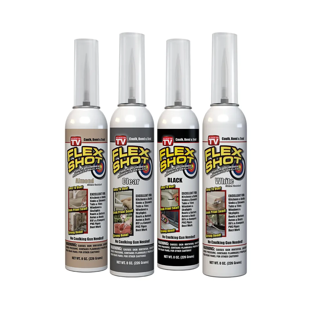 【FLEX SEAL】FLEX SHOT 飛速速效填縫膠 多色澤(附噴嘴／226 g)