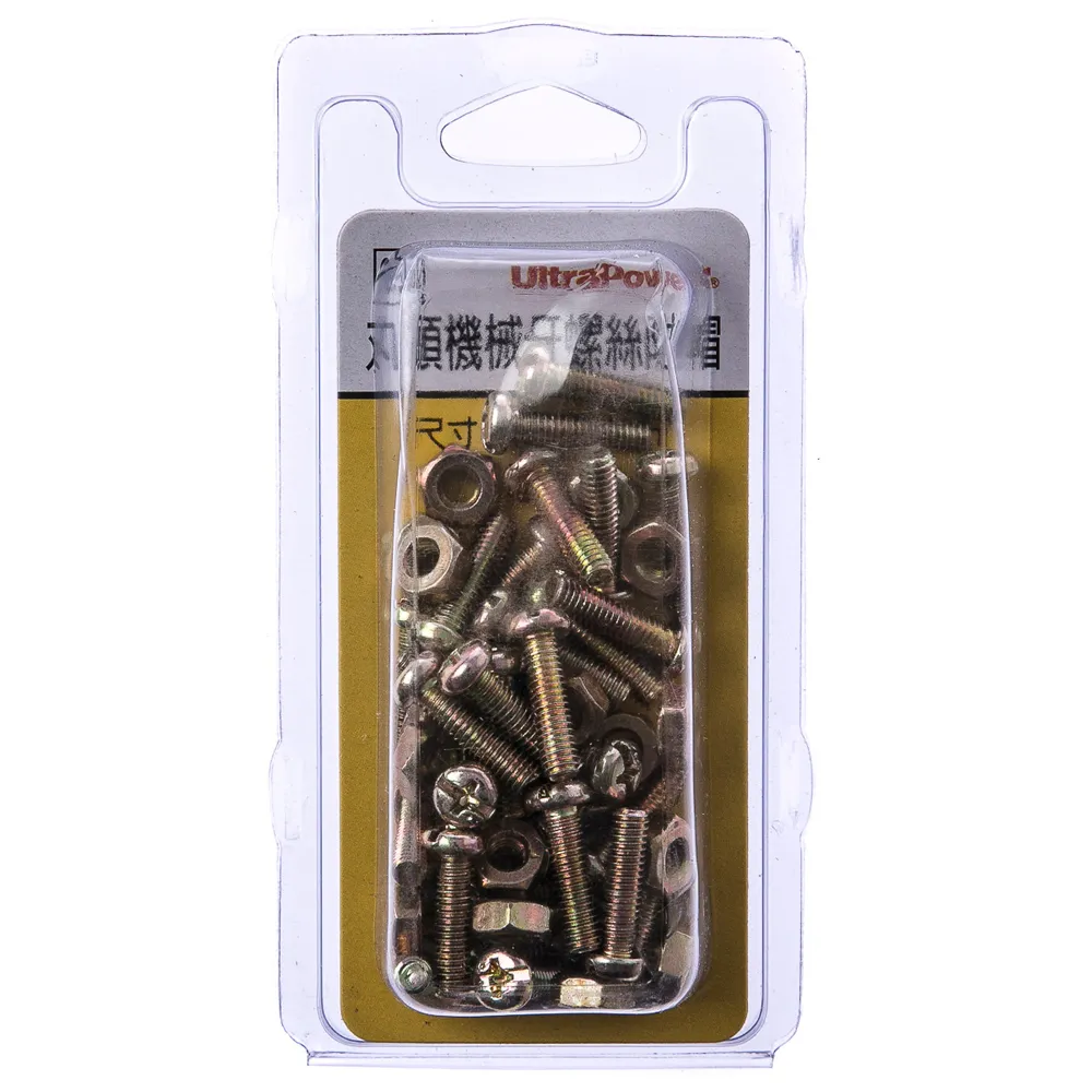 【特力屋】693 丸頭機械牙螺絲 附帽 M4X15mm 30組
