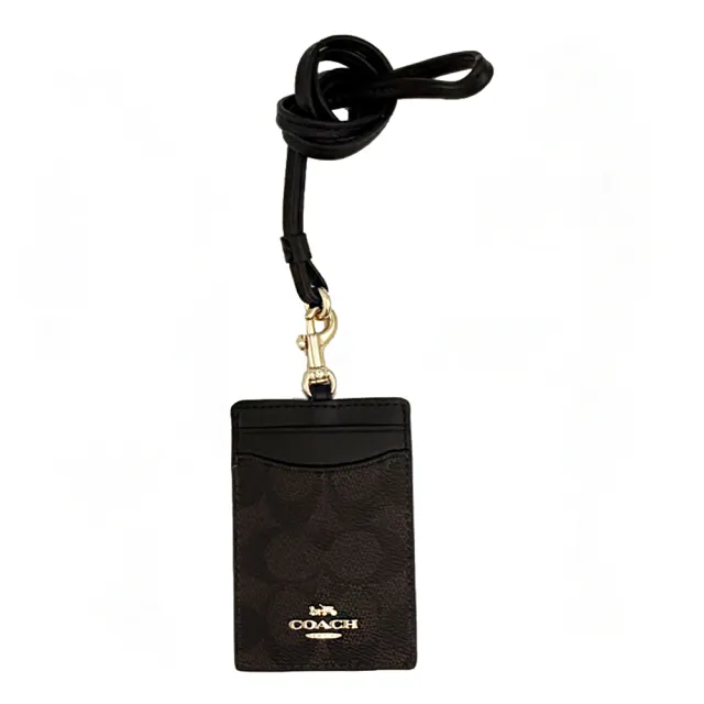 【COACH】C LOGO證件識別證保護套(深咖)