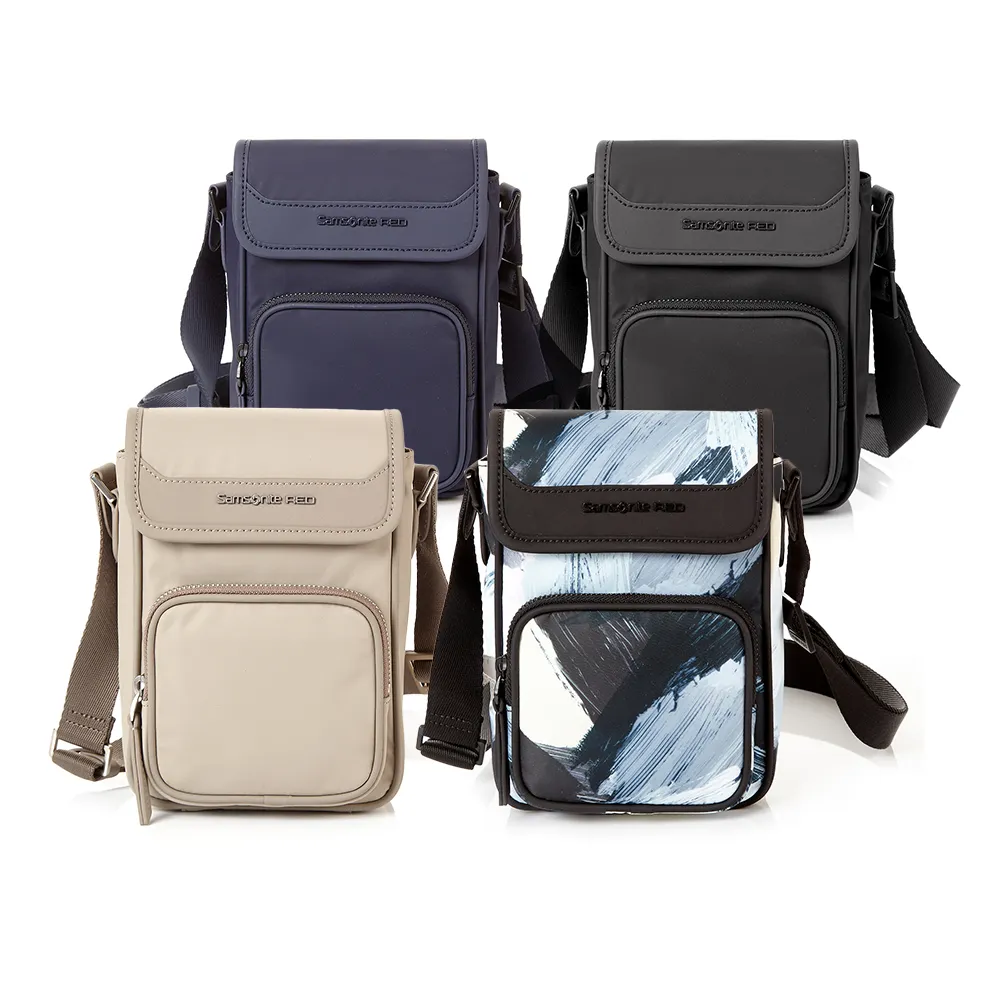 【Samsonite RED】NOBERT 簡約時尚商務斜背包/側背包/單肩包/女包/斜肩包/小包/包包(多色可選)