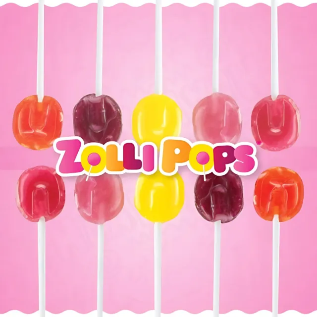 【Zollipops】木糖醇無糖棒棒糖-綜合水果口味58.4g(共8支)