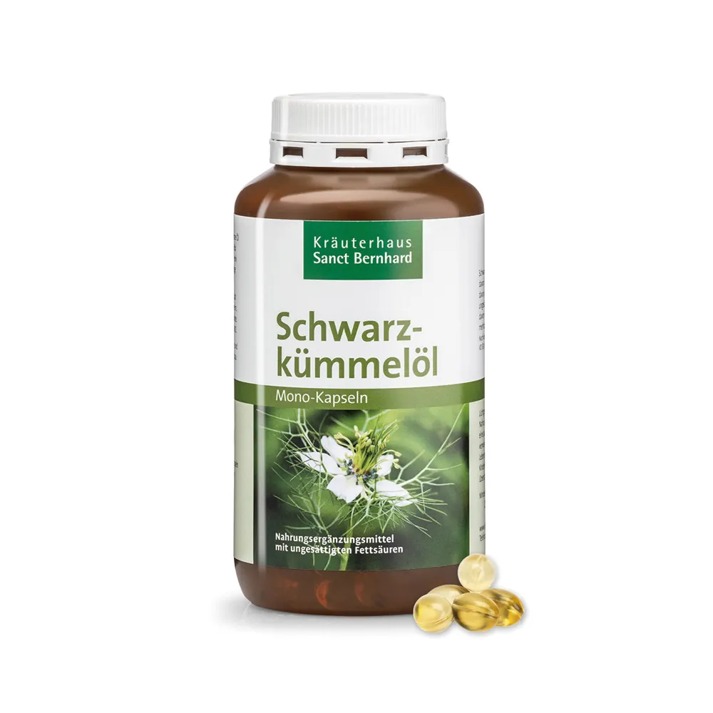 【Sanct Bernhard 聖伯納德】德國百年草本 黑種草油膠囊500mg(400粒/罐 高濃度)