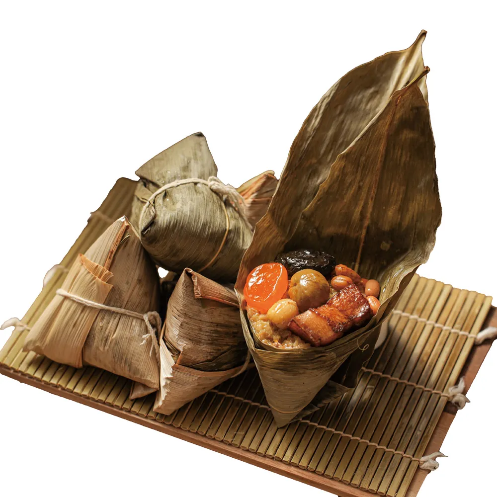【晶華酒店】台北晶華酒店 經典南北粽禮盒5入x10盒(北部粽*3顆+南部粽*2顆/盒x10/端午節肉粽．賞星鮮嚴選)
