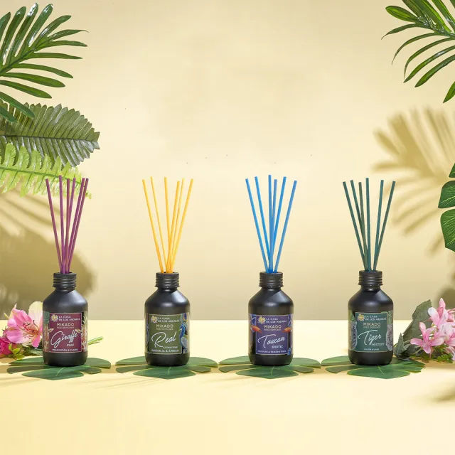 【LA CASA】西班牙叢林系擴香組-長頸鹿(甜桃與依蘭) 100ml(代理商公司貨)