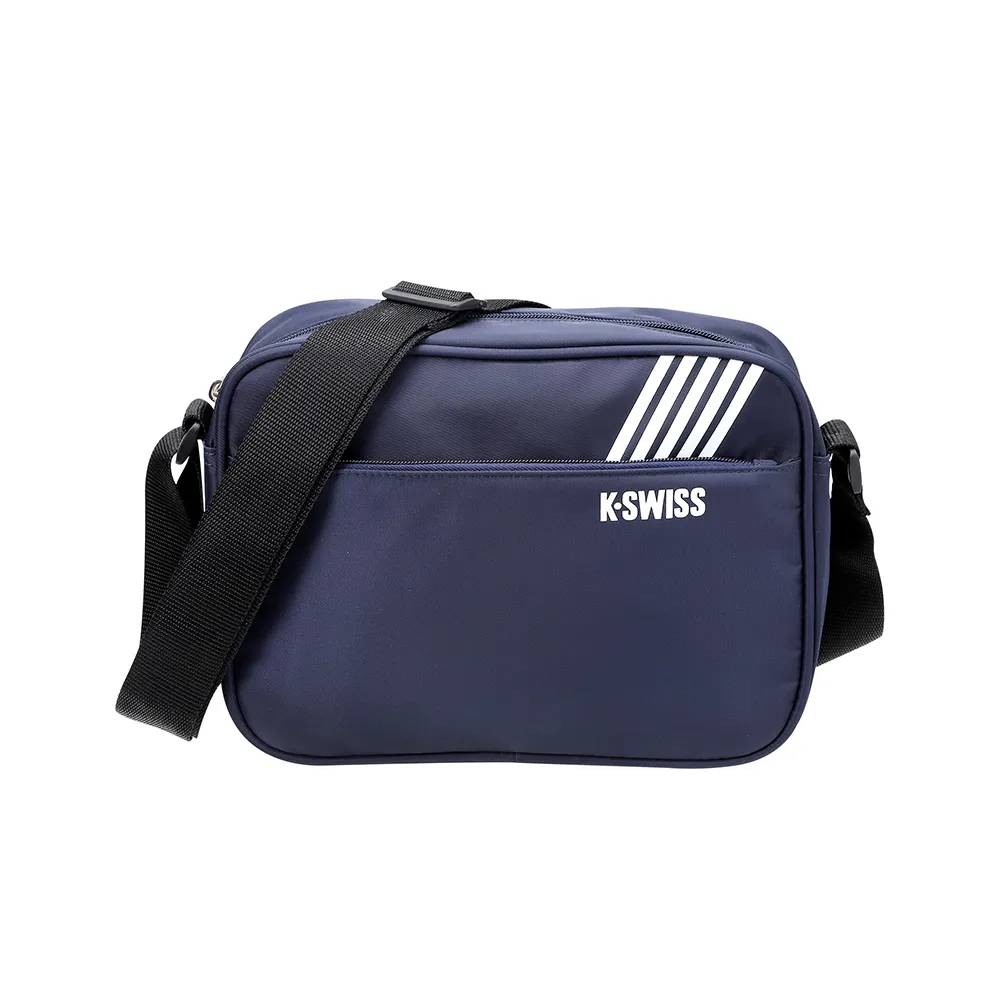 【K-SWISS】斜背包 23FW SHOULDER BAG 1 運動 肩背包 中性 男款 女款 藍色 BG359-426