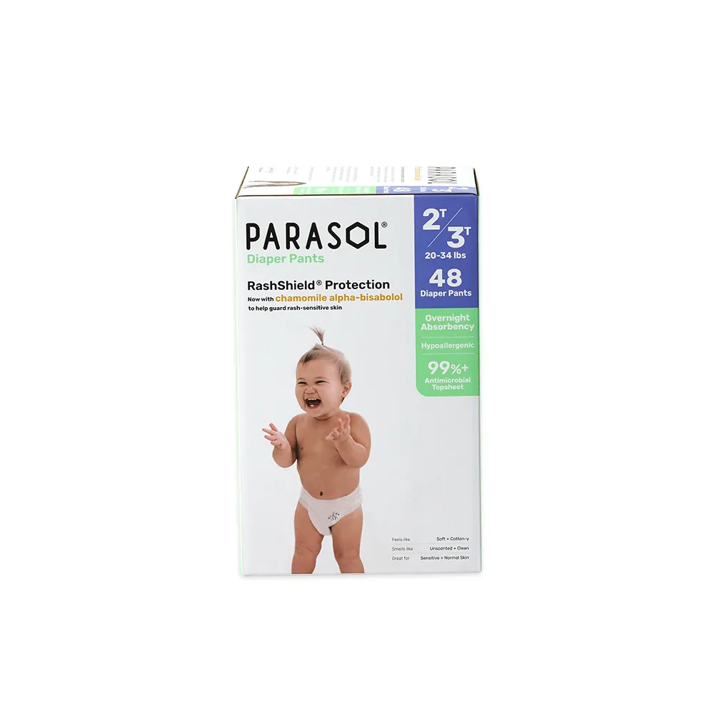 【PARASOL】總代理｜進化版_Clear+Dry® 新科技水凝果凍褲 禮盒組 褲型尿布L-XXL(2包/箱)