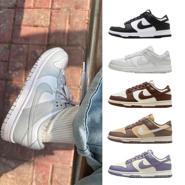 【NIKE 耐吉】運動鞋 休閒鞋 W NIKE DUNK LOW 女鞋 復古鞋 經典 熊貓 灰白 多色(DD1503-101&)