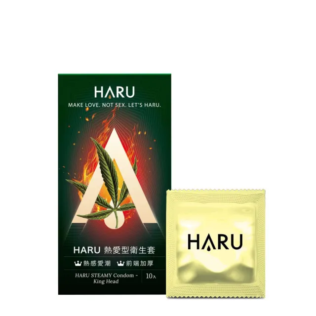 【HARU 含春】STEAMY 熱愛型保險套綜合組 10入*2盒(共20入)