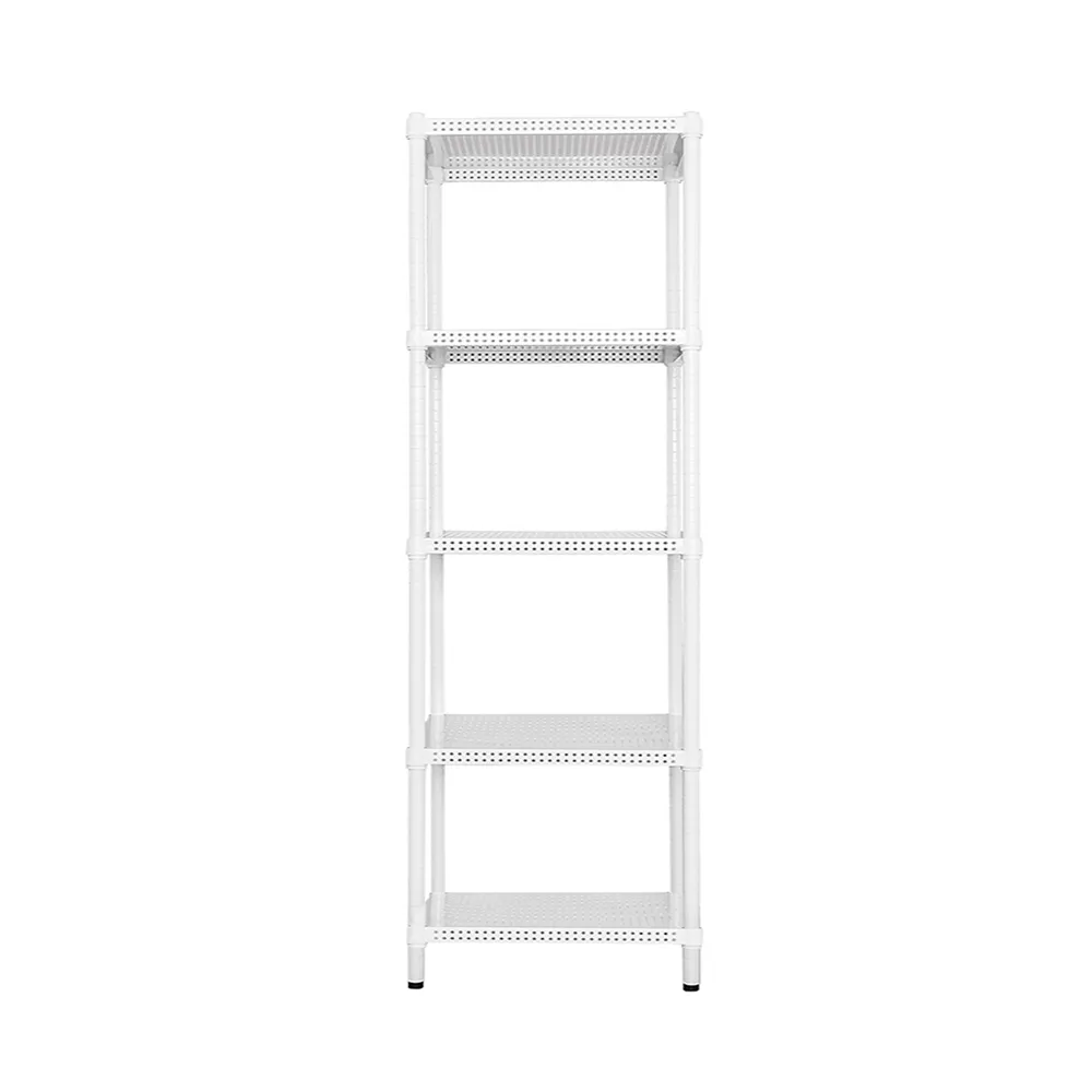 【dayneeds 日需百備】極致美學 60x45x180公分烤漆五層架(沖孔鐵架/收納層架/展示架/層架/鐵架)