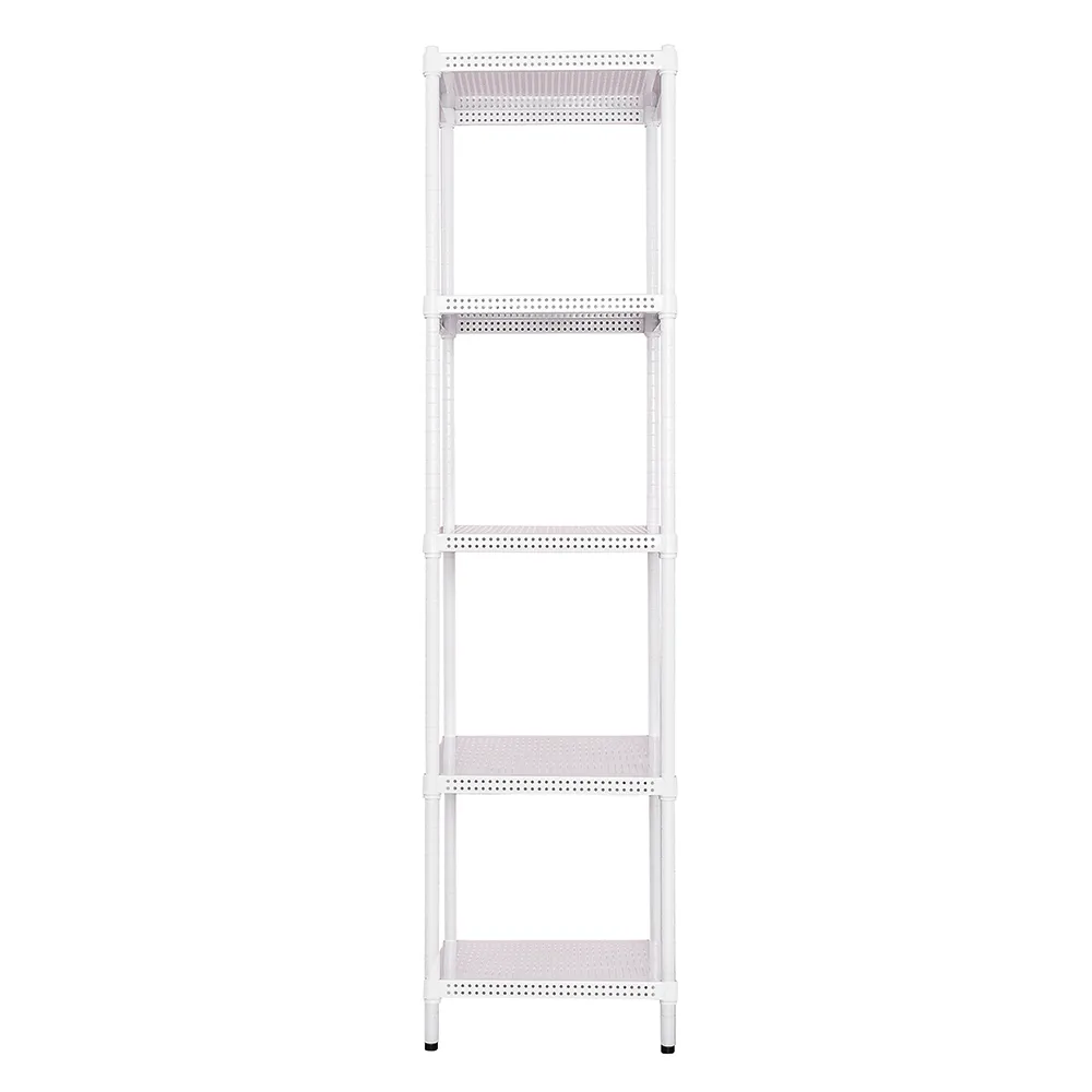【dayneeds 日需百備】極致美學 60x45x210公分烤漆五層架(沖孔鐵架/收納層架/展示架/層架/鐵架)