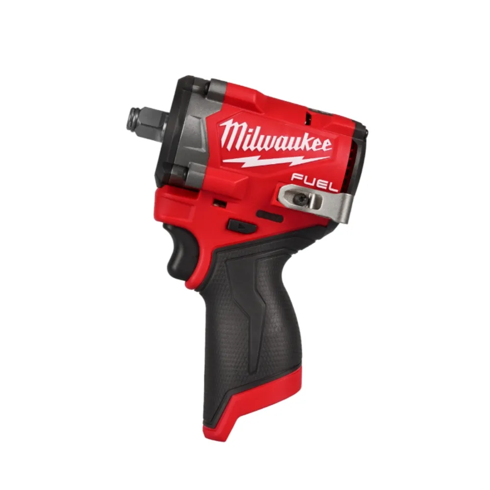 【Milwaukee 美沃奇】12V 3分 4分 無刷 衝擊 扳手 板手機M12 FIW2F12(4分頭 1/2主機+單2.5電池+充電器+箱)