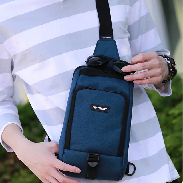 【WHOSE BAG】雙11 韓國製防潑水牛津布胸包 男用斜背側背包 NO.LF717