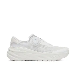 【Clarks】女鞋 微風跑-Zeph Run Rad.織物旋鈕扣輕量厚底運動鞋 休閒鞋 增高鞋(白色)(CLF87369C)