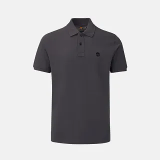 【Timberland】男款黑色休閒短袖Polo衫(A6943W08)
