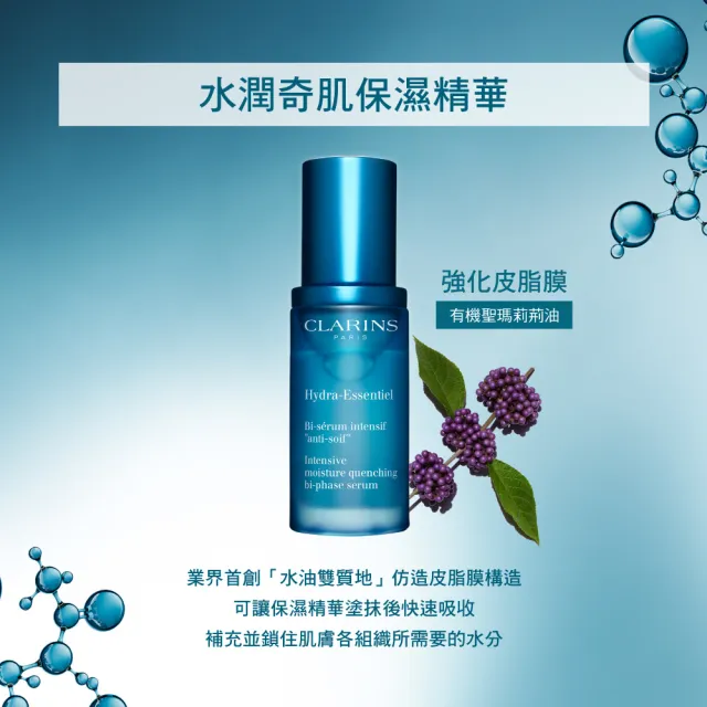 【CLARINS 克蘭詩】水潤奇肌保濕精華30ml
