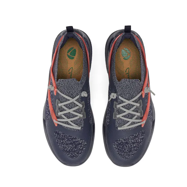 【Clarks】男鞋 輕鬆走-Tri Ease Slip男款織物透氣面料休閒鞋 運動鞋 機能鞋(海軍藍)(CLM87627C)