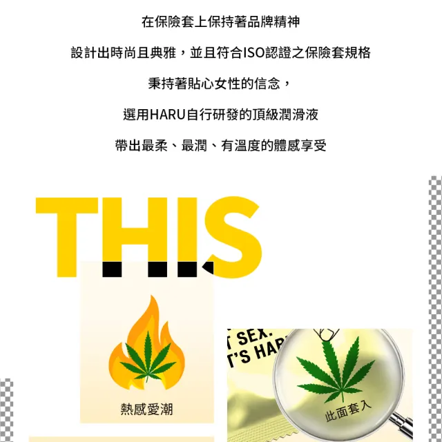 【HARU 含春】STEAMY KING HEAD熱愛型保險套4入/盒(熱感加厚 前端加厚 安全套 衛生套)